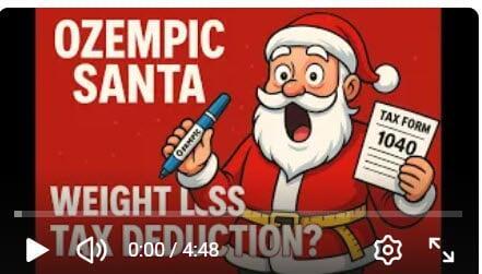 Santa’s Ozempic Tax Quest: Is It Deductible?